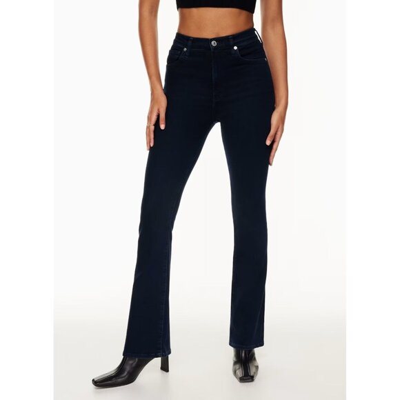 CITIZENS OF HUMANITY Lilah Blue Fin Stretch High Rise Bootcut Jeans, Size 25 - Picture 2 of 16